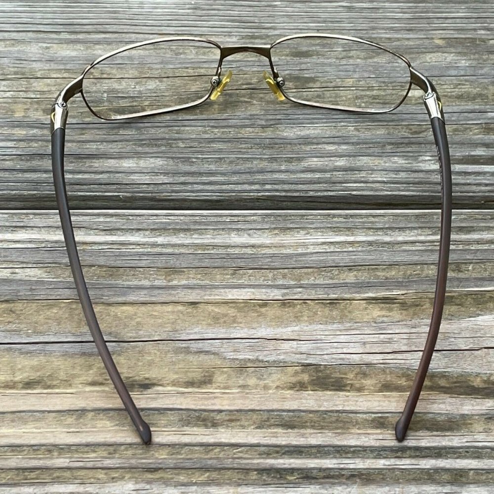 Nike Men Sunglasses/Eyeglasses Frame Bronze/Brown Tone 54[]18 135 Flexon Temples - Picture 10 of 12
